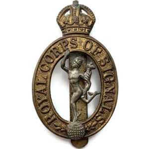 WW2 Royal Corps of Signals RCOS Cap Badge