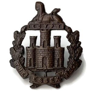 The Essex Regiment OFFICERS Bronze Collar Badge