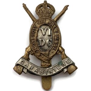 WW1 6th Dragoon Guards (Carabiniers) Regiment Cap Badge