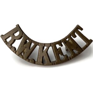 Royal West Kent Regiment RWK Shoulder Title