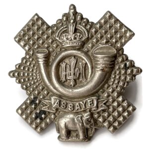 Highland Light Infantry HLI Scottish Regiment Collar Badge