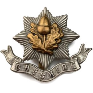 WW1 Cheshire Regiment Cap Badge - FIRST PATTERN