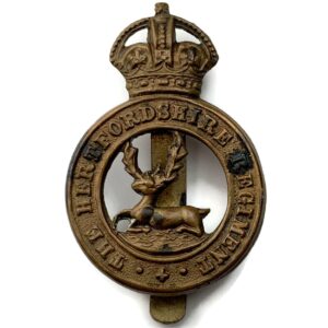 WW1 Hertfordshire Regiment Cap Badge