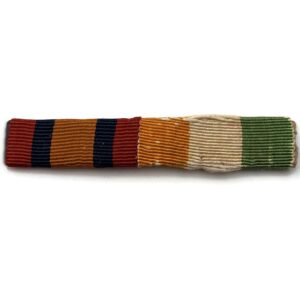 Boer War Queens & Kings South Africa KSA QSA Medal Ribbon Bar - SEW ON STYLE