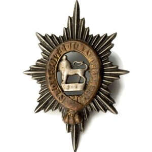 Worcestershire Regiment OFFICERS Dual Construction Cap Badge