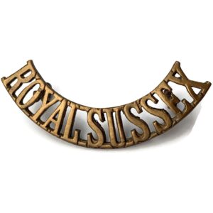 Royal Sussex Regiment Shoulder Title