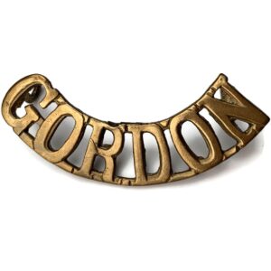 WW1 Gordon Highlanders Regiment Shoulder Title