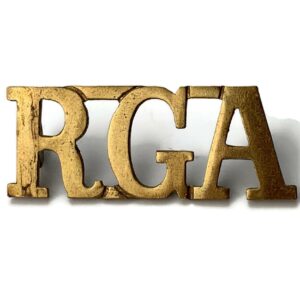 Royal Garrison Artillery RGA Shoulder Title