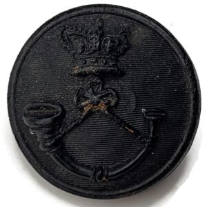 Victorian The Rifle Brigade Regiment Plastic Bakelite Tunic Button - 23mm