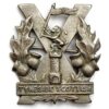 WW1 1915 PATTERN Tyneside Scottish Regiment Cap Badge - PIN MECHANISM VERSION