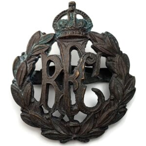 WW1 Royal Flying Corps RFC OFFICERS Bronze Cap Badge