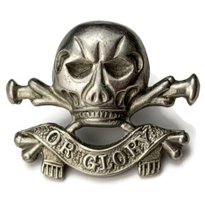 17th / 21st Lancers (Deaths Head) Regiment Collar Badge