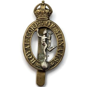 WW2 Royal Corps of Signals RCOS Cap Badge