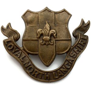 Loyal North Lancashire Regiment OFFICERS Bronze Collar Badge