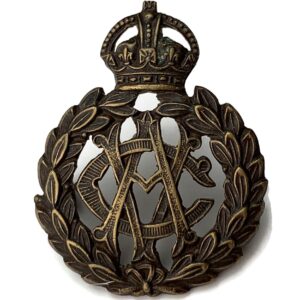 WW1 Army Veterinary Corps AVC Officers BRONZE Collar Badge