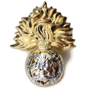The Fusiliers Brigade Regiment Staybrite Anodised Cap Badge - Staybright