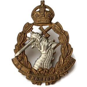 WW2 Royal Army Dental Corps RADC Dentist Cap Badge