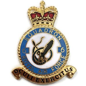 6 Squadron Royal Air Force RAF Lapel Badge