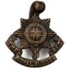 Royal Sussex Regiment OFFICERS Bronze Collar Badge