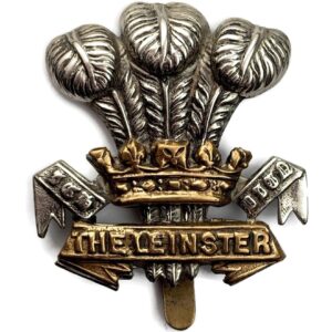 WW1 Leinster Regiment Irish Cap Badge