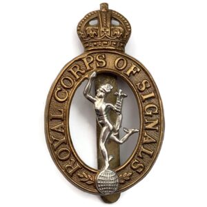 WW2 Royal Corps of Signals RCOS Cap Badge