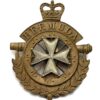 Bermuda Artillery Regiment Cap Badge - Queens Crown