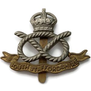 WW2 South Staffordshire Regiment Cap Badge