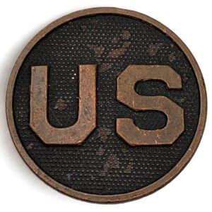 WW1 United States Army American Regular Enlisted Infantry Collar Insignia Disk Badge