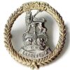Mons Officers Cadet School Training Corps Staybrite Anodised Cap Badge - Staybright