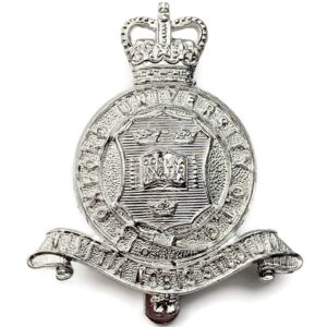 Oxford University OTC Officers Training Corps Staybrite Anodised Cap Badge - Staybright