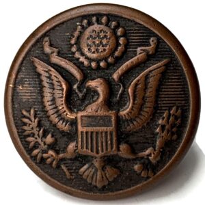 WW1 United States Army American Regular Enlisted Infantry Button - 22mm