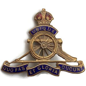 Royal Artillery Regiment Sweetheart Brooch