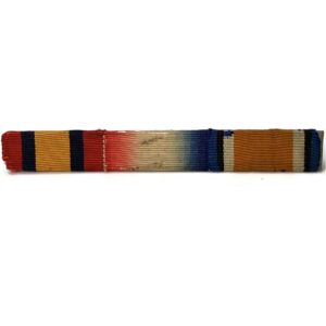 Boer War Queens South Africa QSA & WW1 1914/15 Star, British War Medal Ribbon Bar - PIN BACK