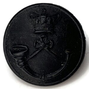 Victorian The Rifle Brigade Regiment Plastic Bakelite Tunic Button - 23mm
