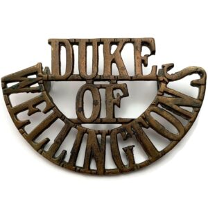 Duke of Wellingtons West Riding Regiment Shoulder Title