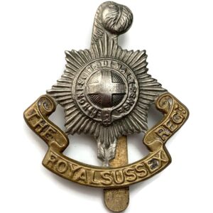 WW1 Royal Sussex Regiment Cap Badge