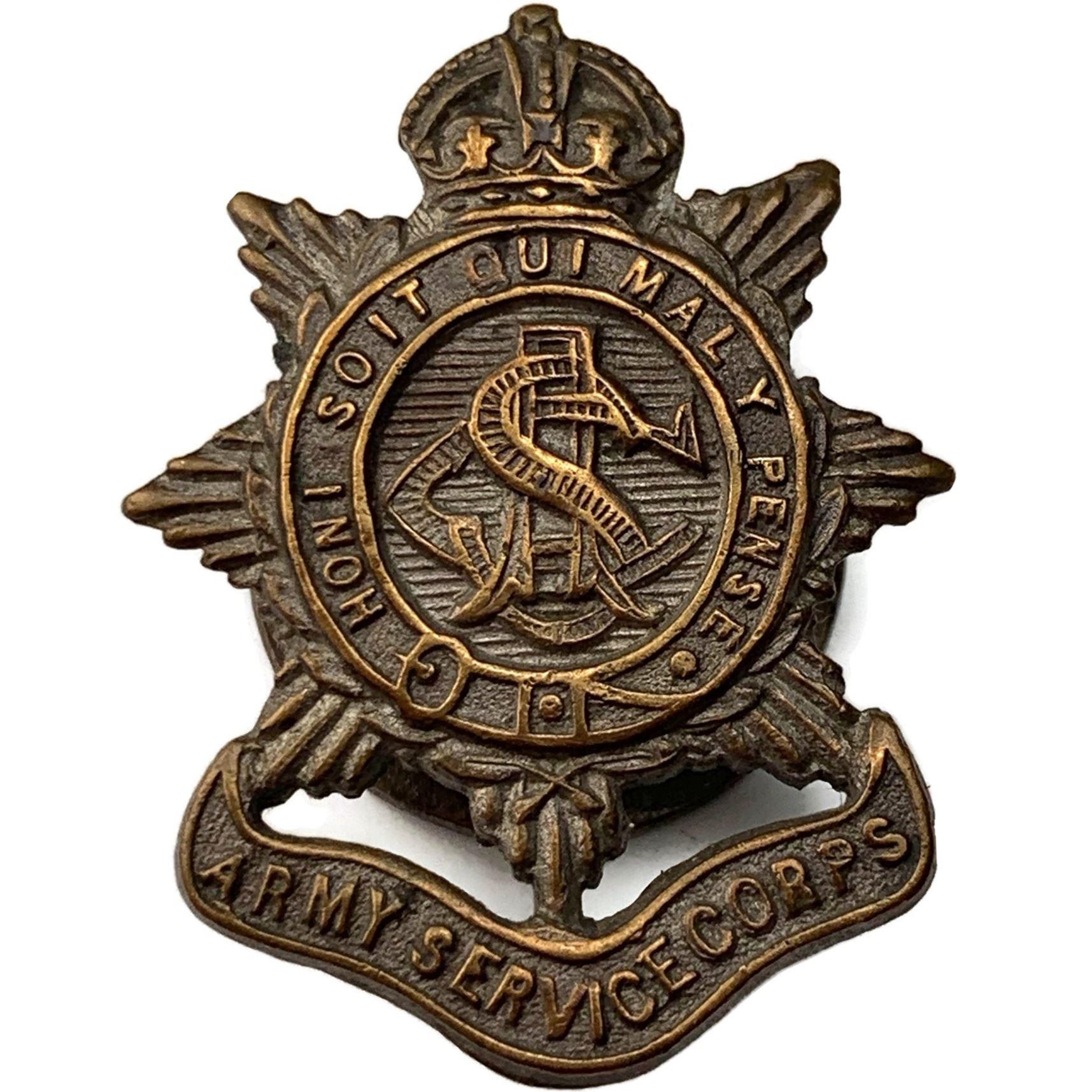 WW1 Army Service Corps ASC Old Comrades Association OCA Lapel Badge ...