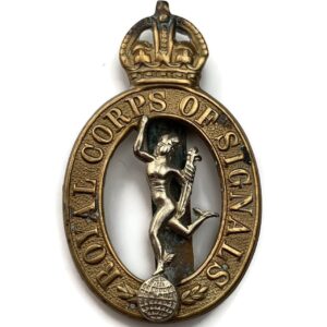 WW2 Royal Corps of Signals RCOS Cap Badge
