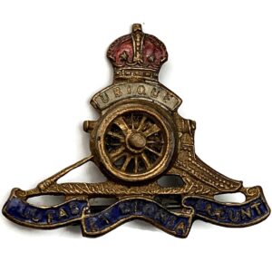 Royal Artillery Regiment MOVING WHEEL Sweetheart Brooch