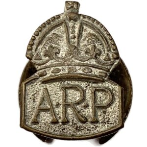 WW2 ARP Warden (Air Raid Precautions) SMALL Lapel Badge