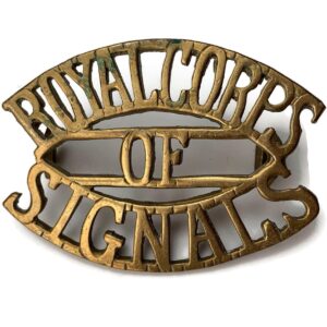 WW2 Royal Corps of Signals RCOS Shoulder Title