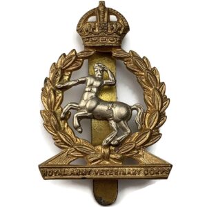 WW2 Royal Army Veterinary Corps RAVC Cap Badge