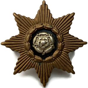 East Yorkshire Regiment OFFICERS Dual Construction Collar Badge J.R.GAUNT LONDON