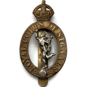 WW2 Royal Corps of Signals RCOS Cap Badge