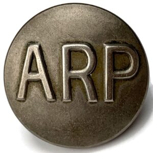 Air Raid Precautions ARP Wardens Tunic Button - 26mm