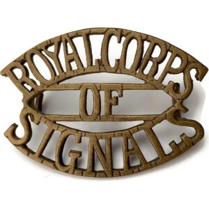 WW2 Royal Corps of Signals RCOS Shoulder Title