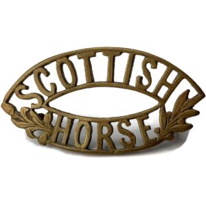 WW1 Scottish Horse Imperial Yeomanry Regiment Shoulder Title
