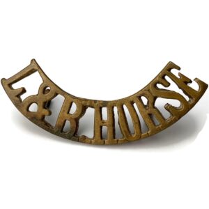 Lothians and Border Horse Yeomanry Lothian Regiment Shoulder Title