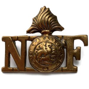 WW1 Northumberland Fusiliers Regiment Shoulder Title