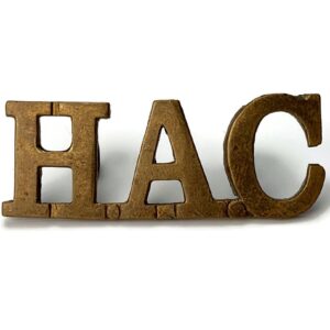 Honourable Artillery Company HAC Shoulder Title